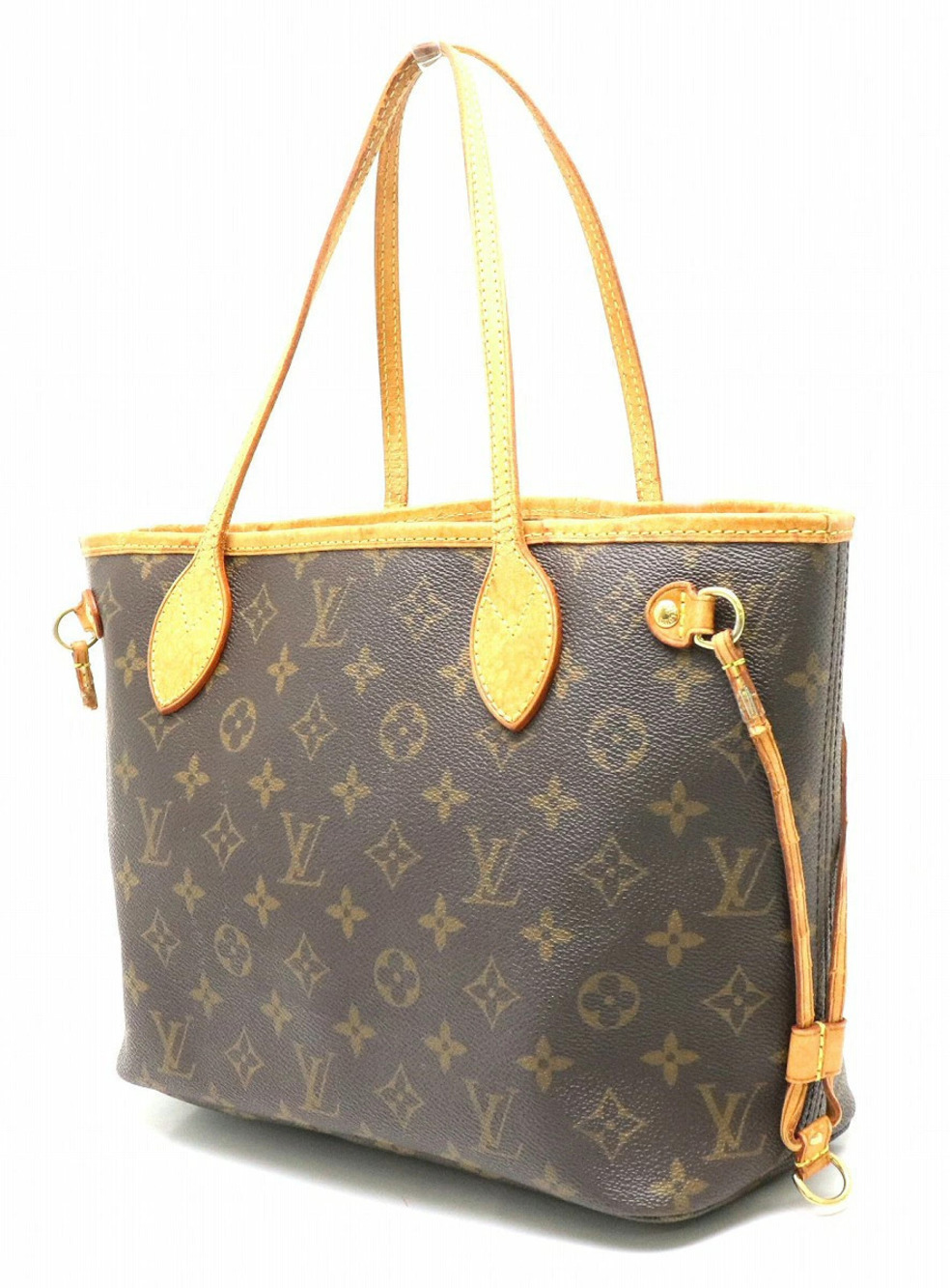 Louis Vuitton Shoulder Monogram Bag Tote Neverfull s Brown